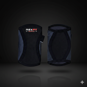 Genouillère de sport professionnelle RexFit pour l'haltérophilie, logo personnalisé, genouillères de gym, soutien pour l'entraînement aux squats - Product Image 1