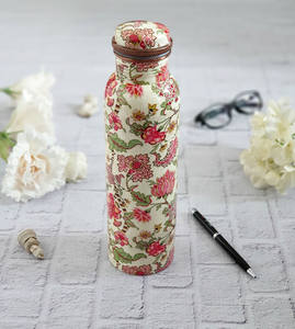 Bouteille en cuivre pour taille personnalisée et émail imprimé pour bouteilles d'eau de boisson à vendre produit et vente - Product Image 4