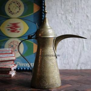 Metal Arabic Coffee Dallah Shiny Finished Handmade Teapot Classic Stylish Kitchen Ware Hot Sale Metal Coffee Pot Accessories - Product Image 6