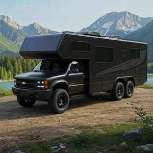 Autocaravana de Lujo Grande para Acampar, Remolque de Viaje, Casa Rodante, Camioneta Camper con Funciones de Aire Acondicionado - Product Image 1