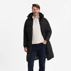 Vente en gros 2024 Arrivage de parkas rembourrées en duvet pour hommes Vestes longues matelassées pour hommes à vendre à bas prix Vestes pour hommes - Product Image 1