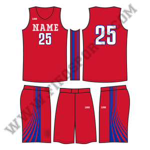 Maillot de basket-ball à séchage rapide personnalisé grande taille ensemble d'uniformes imprimés par sublimation respirants vêtements de basket-ball élégants - Product Image 2