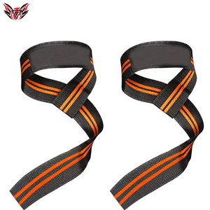 2023 alta calidad gimnasio Power Lifting Hand Bar muñequera envolturas de soporte de Color sólido correas de levantamiento de pesas para Fitness - Product Image 6
