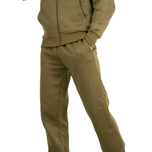 Nouveau survêtement de sport pour homme en molleton technique avec strass respirant 100% coton streetwear deux pièces pour la salle de sport et le fitness hiver 2025 - Product Image 4