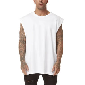 Camiseta sin mangas transpirable antibolitas cómoda para hombre, diseño de logotipo personalizado y de secado rápido, método de tejido de punto, precio razonable - Product Image 5