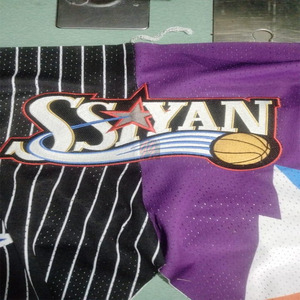 Pantalones Cortos de Baloncesto Unisex para Hombre, de Malla Gruesa, Poliéster Sublimado, Estampado y Bordado, Casuales, Sólidos, de Secado Rápido, para Deporte de Verano - Product Image 6