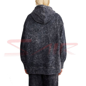 Más vendidos Oem Service Acid Wash Hoodies Precio al por mayor Hombres Hoodies 100% Cotton Made Acid Wash Hoodies - Product Image 3