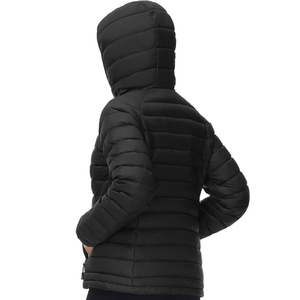 Veste en duvet unisexe ultra-légère compressible avec capuche Manteau bouffant imperméable et chaud Vêtements de randonnée d'extérieur Vestes OEM à logo personnalisé - Product Image 3