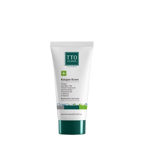 Crème au collagène TTO Clinic 60 ml, acide hyaluronique, vitamine C, E, huile d'arbre à thé, hydratation intense de nuit, nourrissante, anti-âge, pour tous types de peau - Product Image 1