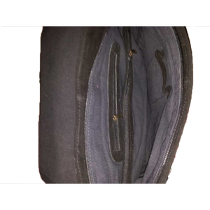 Traditional Indian Ethnic Cotton <b>Bag</b> Bohemian Style <b>Festive</b> Dressing Large Capacity Zipper Closure Bright Threads Mirror Work - Product Image 5