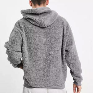Ropa de calle para hombre Sudadera con capucha de gran tamaño Jersey de invierno Sherpa Fleece Sudadera de algodón Tallas grandes Casual Sudaderas con capucha cálidas - Product Image 2