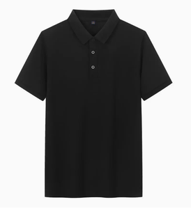 เสื้อโปโลผู้ชายแขนสั้นผ้าฝ้าย 100% ขายส่ง เนื้อผ้านุ่มสบาย ปักโลโก้ เสื้อโปโลผู้ชาย - Product Image 2