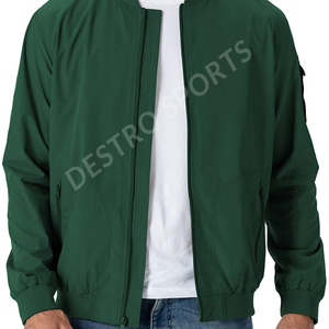 แจ็กเก็ตบอมเบอร์แจ็คเก็ตแขนยาวมีซิปสำหรับกลางแจ้งไซส์ใหญ่พิเศษออกแบบโลโก้ได้ตามต้องการ - Product Image 3