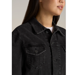 Offre spéciale Veste en jean pour femme Nouveau design Respirant en cuir de mouton Logo personnalisé/Couleur Vêtements pour adultes Tarif de gros - Product Image 2