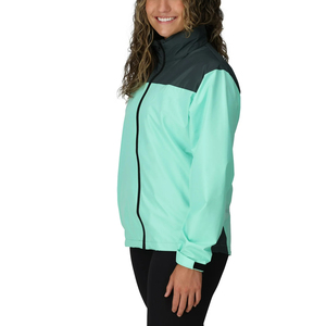 เสื้อแจ็คเก็ตกันลมกันน้ำแบบ unisex น้ำหนักเบา มีฮู้ด ออกแบบมาสำหรับกีฬากลางแจ้งและการเดินทาง - Product Image 3