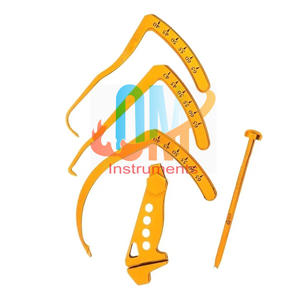 Offre Spéciale Allemand ACL PCL Guide de Perçage Genou Chirurgical Arthroscopie Instruments Or 5 PCS Top Qualité CE ISO Approuvé | OldMed - Product Image 1