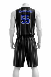 ORHA INTERNATIONAL Conjunto de Uniforme de Baloncesto Personalizado, Jersey y Pantalones Cortos Transpirables, 100% Poliéster, Nombre y Número Ajustables, Colores Personalizados - Product Image 6