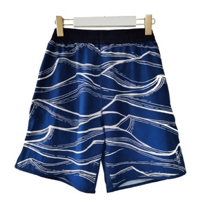 Short de bain décontracté taille moyenne pour homme Short de plage imprimé dessin animé à séchage rapide avec décoration en dentelle respirant et sublimé - Product Image 2