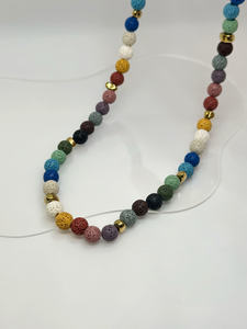 สร้อยคอแฟชั่นสแตนเลสสำหรับผู้หญิงที่สวมติดที่คอแฟชั่นสไตล์เก๋ไก๋เรียบง่ายสีสันสดใสสำหรับฤดูร้อน - Product Image 2