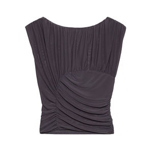 Blusa Elegante para Mujer, Tela Satén, Bordada, Estilo Casual para Oficina, Talla XL - Product Image 3