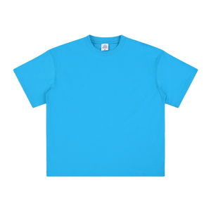 Camiseta de Algodón 230 G, Lisa, de Alta Calidad, Talla Grande para Hombre, Algodón y Poliéster, Logotipo Personalizado, Cuello Redondo - Product Image 2