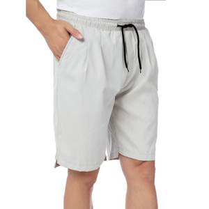 Shorts de sport mi-taille pour hommes, couleur unie, polyester/coton, séchage rapide, respirant, écologique, coupe oversize, pour l'entraînement et le style urbain - Product Image 6