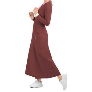 OEM Wholesale 2024 Custom Made Hospital <b>Scrubs</b> Skirts Dress <b>Uniforms</b> High Quality Material Custom Colors Size Logo KATBROS - Product Image 1