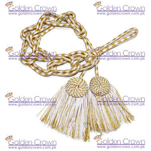 Venta al por mayor nuevo hecho a medida OEM cincture cordón plano Iglesia túnicas cincture con y oro - Product Image 2