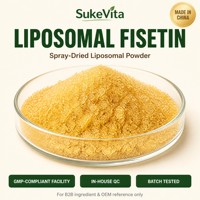 Poudre de Fisetine Liposomale 70% Haute Biodisponibilité Antioxydant Flavonoïde Supplément de Soutien Cellulaire Vente en Gros OEM