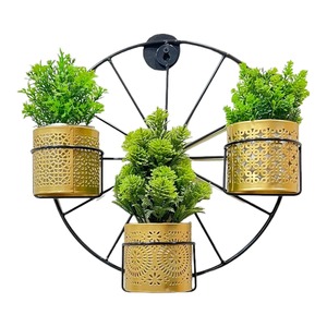Maceta Redonda de Diseño para Arreglos de Plantas de Interior, Estilo Contemporáneo para el Hogar y Exhibición Decorativa de la India - Product Image 2