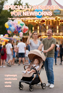 Poussette bébé portable <span class=keywords><strong>Love</strong></span> Seed Q6 à quatre roues, cadre en alliage d'aluminium, pliage à un bouton, capacité de charge de 20 kg, pour les enfants de 0 à 3 ans - Product Image 6