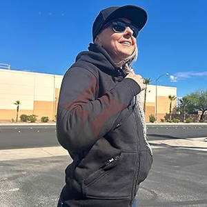 Sudadera con capucha blindada inteligente con cremallera completa para hombre, chaqueta de moto, chaqueta ligera de verano, tela transpirable, acolchado protector informal - Product Image 5