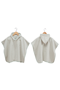 Poncho de Playa para Niños, de Algodón Orgánico de Lujo, Ecológico, con Capucha, Fabricante OEM, Personalizado - Product Image 3