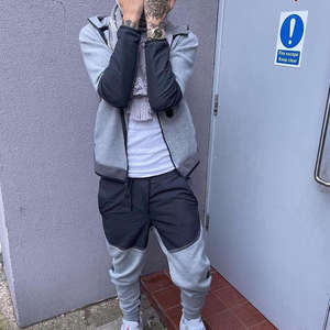 Ensemble 2 pièces en coton avec Logo personnalisé, sweat-shirt d'hiver chaud pour femmes - Product Image 4