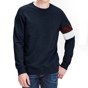 Sweat-shirt décontracté pour homme de qualité supérieure en coton doux, respirant, écologique, avec logo personnalisé, pour l'automne et la rue - Product Image 3