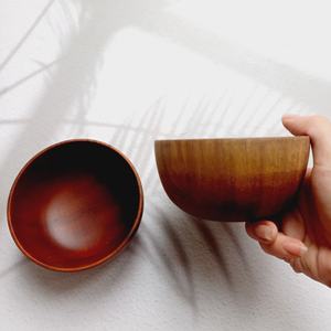 Grand saladier rond en bois d'acacia, sain et réutilisable, fabriqué au Vietnam, de haute qualité, respectueux de l'environnement - Product Image 5