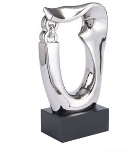 Articles de décoration de table personnalisés Sculpture en aluminium du meilleur design Objet de bureau Décoration de table de salon pour la maison Ornement de cadeau - Product Image 4