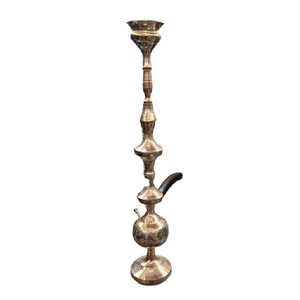 Chicha en laiton de haute qualité avec gravure, finition polie pour fumer, artisanat en laiton, chicha haut de gamme pour une expérience de fumage premium - Product Image 5