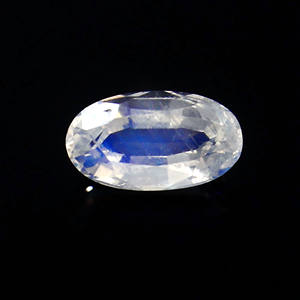 Pierre de lune arc-en-ciel naturelle de qualité AAA, pierres précieuses en vrac de taille ovale à facettes bleues de feu pour la fabrication de bijoux - Product Image 3