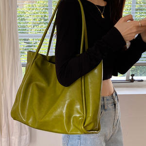 Sac fourre-tout en cuir souple pour femmes, grande capacité, sac à bandoulière, sac à main décontracté pour tous les jours, élégant et léger, idéal pour le shopping - Product Image 6
