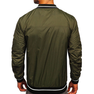 Chaqueta Bomber Casual de Satén para Hombre, Nueva Llegada, Alta Calidad, Duradera, Invierno, Bordado Frontal, Reversible, Secado Rápido, Precio al por Mayor - Product Image 2