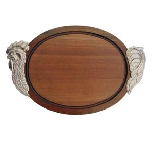 Bandeja de madera para servir de la mejor calidad más vendida para café, té, fruta, comida, postre, bandeja de madera, placa de cargador moderna - Product Image 2