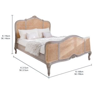 Cane French Style King <b>Bed</b> - Product Image 2