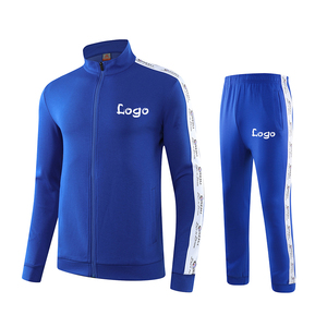 2025 hommes hiver vêtements de sport ensemble propre Logo Polyester Tech polaire fermeture éclair complète survêtement à capuche survêtement solide deux pièces Jogging tenue - Product Image 1