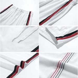 Nuevo estilo de moda Ropa de hombre Tallas grandes Conjuntos de hombre 100% Algodón Diseño a rayas OEM Logotipo personalizado Conjuntos gemelos de verano para hombre - Product Image 5