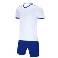 Camisetas de Fútbol Personalizadas al por Mayor, Transpirables y Ligeras, para Clubes Masculinos, Color y Logotipo Personalizados, 100% Poliéster