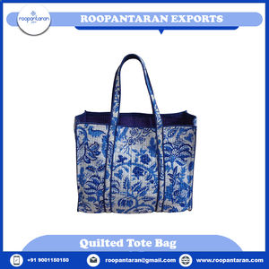Bolso de mano con estampado de bloque de mano personalizado del fabricante directo Bolso de noche acolchado de algodón suave Nueva tendencia Suministro a granel - Product Image 2