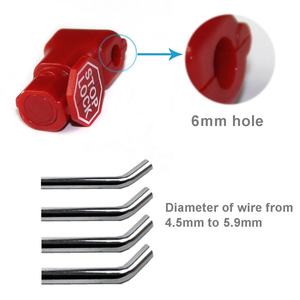 Ganchos de seguridad para panel perforado con bloqueo antirrobo, ganchos para slatwall con bloqueo antirrobo de 3, 4, 6, 7 mm, EAS Stoplock - Product Image 5