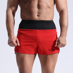 Nueva venta al por mayor verano liso secado rápido hombres tronco pantalones cortos Trackshorts Swimpant impresión natación tabla playa corto para hombres - Product Image 3