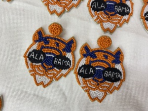 Customized Beaded Memphis Tigers Gameday <b>Earrings</b> Bohemian Seed Beaded Sports Accessories <b>for</b> Women Pearl Christian Gift - Product Image 6